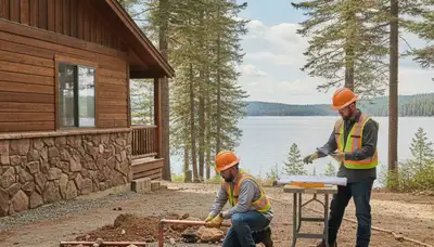 Plumber repairing a residential pipe in Redding, CA for plumbing repair service