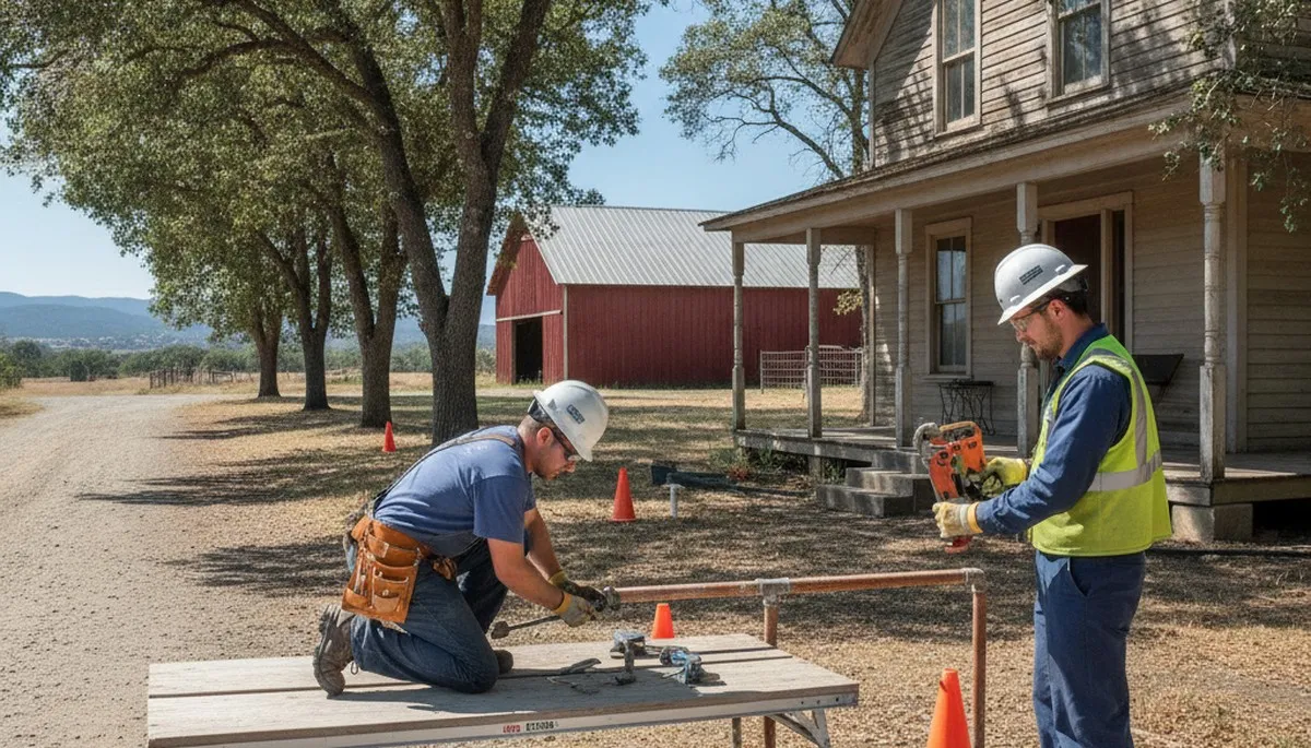 Professional plumber repairing a leak in Redding, CA for plumbing repair services