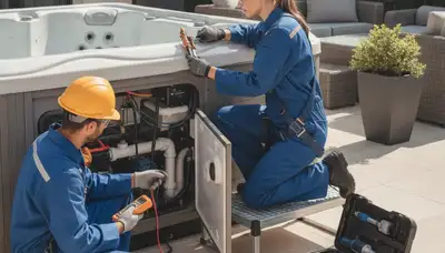 Spa repair service in Redding, CA for homeowners by On Call Plumbers