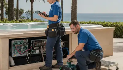 Spa repair service in Redding, CA for home spas by On Call Plumbers