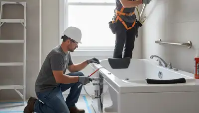 Walk-in tub installation for Redding, CA homeowners by On Call Plumbers